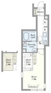 ジャスパー中落合【1階】の間取り