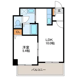 シャトーブラン19【8階】の間取り