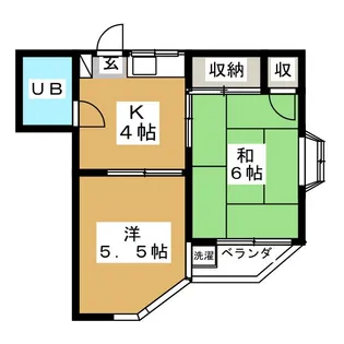 パークハイツ昭和【3階】の間取り
