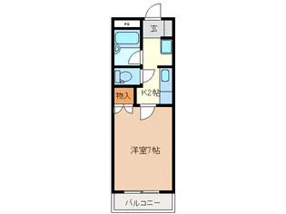 サンライズ江戸橋【1階】の間取り