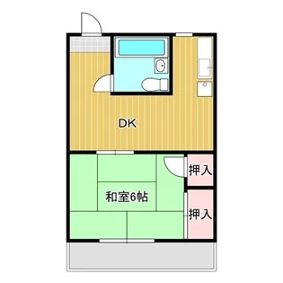 ビラ東海【1階】の間取り
