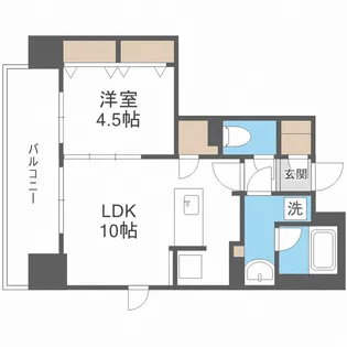 セイワパレス森ノ宮中央【5階】の間取り