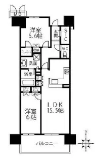 ジオ福島野田The Marks【11階】の間取り