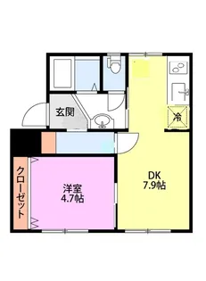 ファーストクラス桜【2階】の間取り
