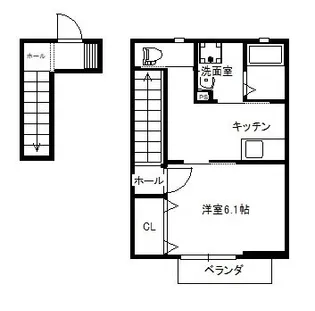 シティウェアハウス【2階】の間取り