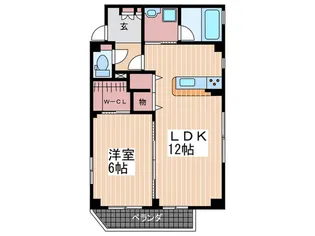 森元ビル【2階】の間取り