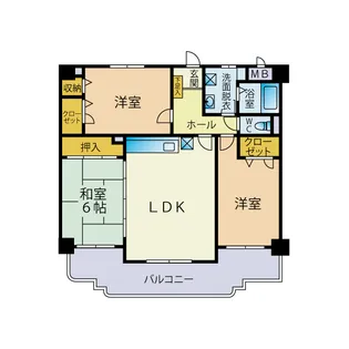 メゾン・ド・YO【3階】の間取り