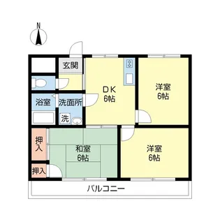 サークルKM【1階】の間取り