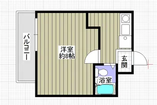 メイウール姫里【6階】の間取り