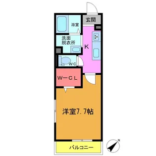 MISAKI【2階】の間取り