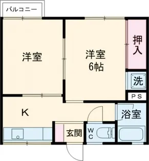 サンハイム【2階】の間取り