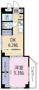 コーポYOU【4階】の間取り