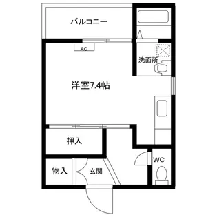 ヴィラナリー燕【1階】の間取り