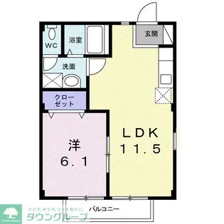 Pont Fleur【1階】の間取り