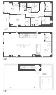 リュクサンブール道灌山【5階】の間取り