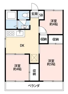 サンハイム(平塚)【1階】の間取り