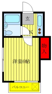 Villa三ノ輪B【2階】の間取り