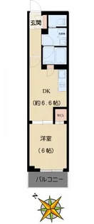 アトラスリベルタ文京湯島【3階】の間取り