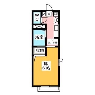 ソフィアa【1階】の間取り