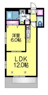 メゾンソレイユ【1階】の間取り