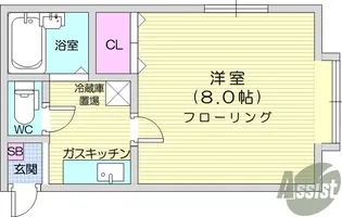 リモーブルクレア【2階】の間取り
