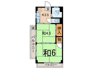 豊田ハイツの間取り