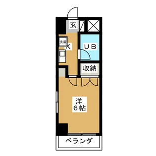 メゾン・ド・長良【1階】の間取り