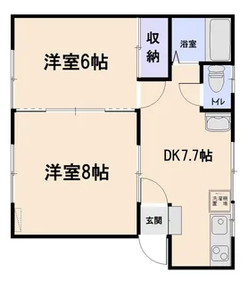 コーポエイコー【1階】の間取り