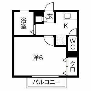 ハロルドファーブ【1階】の間取り