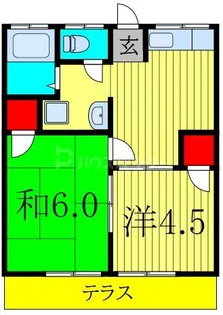 池田コーポ【1階】の間取り
