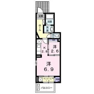 ヴィオラ・アビタートA【1階】の間取り