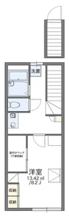 レオパレスヒロ【2階】の間取り