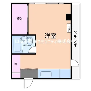 睦月ビル【3階】の間取り