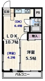 サンハイツ武蔵野【3階】の間取り