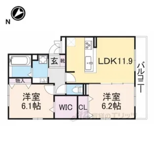 AvantRivie’re【3階】の間取り
