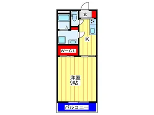 前川コ-ポ【2階】の間取り