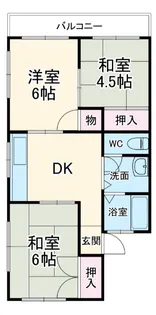 メゾン・ド・ツバキ【2階】の間取り
