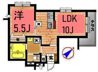 PROGRESS【1階】の間取り