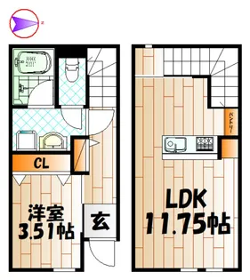 グラン若園の間取り