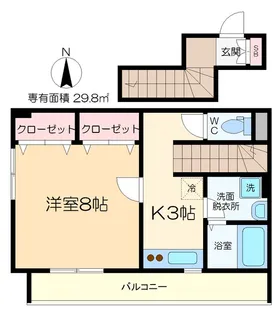 ロータスハウス【1階】の間取り