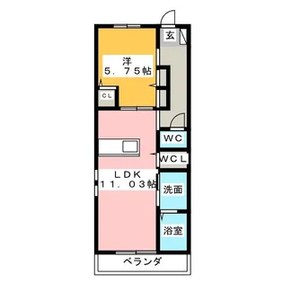 グランド・ソレイユM【3階】の間取り