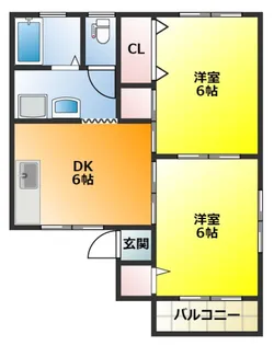 セジュールLEE【1階】の間取り