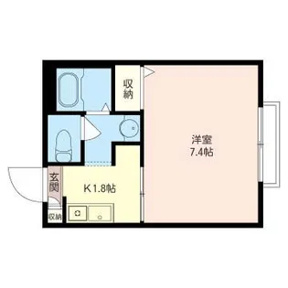 マ・メゾン五本木【1階】の間取り
