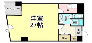 南小倉駅前ビル【8階】の間取り