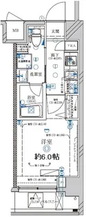 ディアレイシャス西川口【6階】の間取り