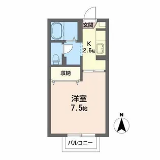 ファミール桜雲【1階】の間取り