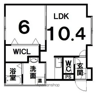 フリーダムIII【1階】の間取り