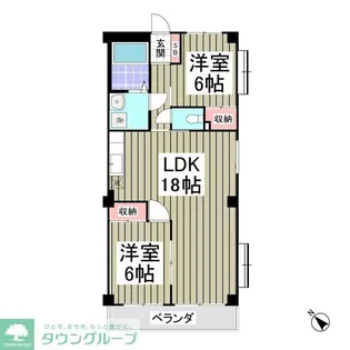 チェリーツリーパークマキ【2階】の間取り
