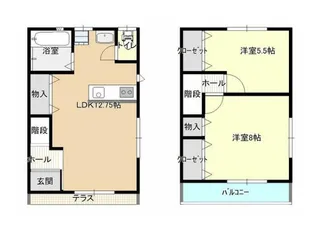 パルプンテBの間取り