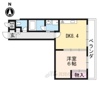 エクセル新十条【4階】の間取り
